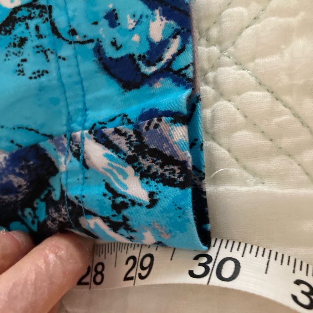 Peck & Peck Blue and White Cotton Blend Jeans 6 - Picture 5 of 5